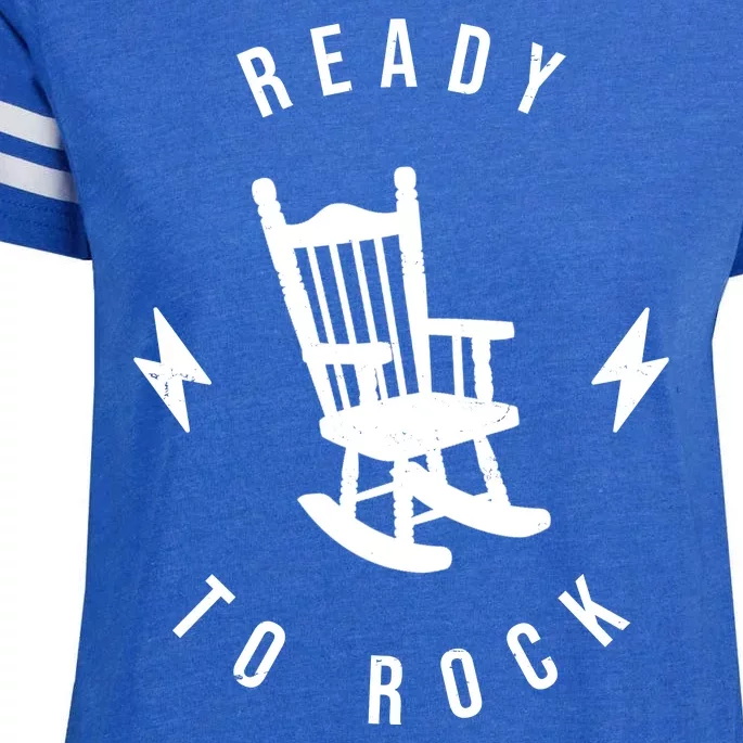 Ready To Rock Funny Rocking Chair Enza Ladies Jersey Football T-Shirt