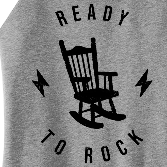 Ready To Rock Funny Rocking Chair Women’s Perfect Tri Rocker Tank