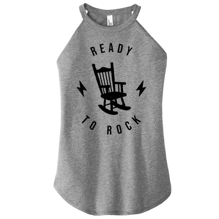 Ready To Rock Funny Rocking Chair Women’s Perfect Tri Rocker Tank