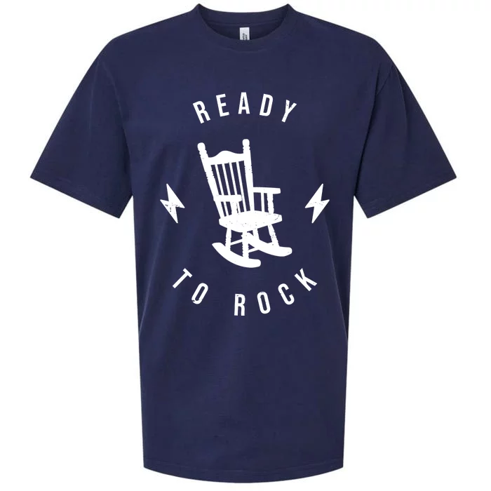 Ready To Rock Funny Rocking Chair Sueded Cloud Jersey T-Shirt