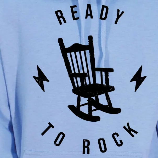 Ready To Rock Funny Rocking Chair Unisex Surf Hoodie