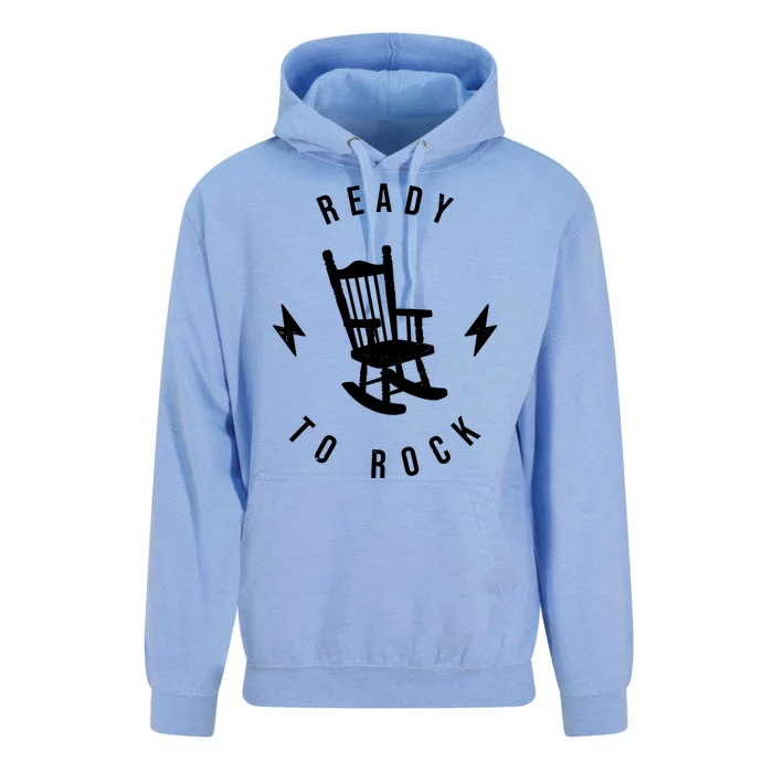 Ready To Rock Funny Rocking Chair Unisex Surf Hoodie