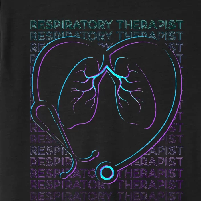 Respiratory Therapist Respiratory Therapy Retro ChromaSoft Performance T-Shirt