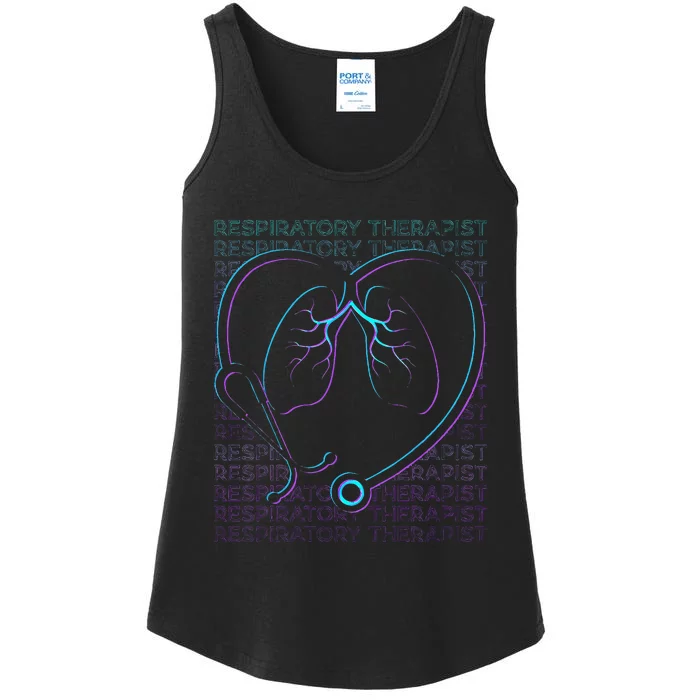 Respiratory Therapist Respiratory Therapy Retro Ladies Essential Tank