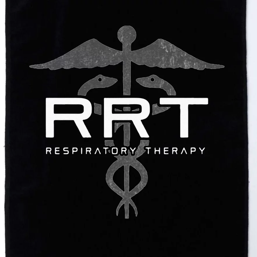 Respiratory Therapy RRT Front Back Respiratory Care Platinum Collection Golf Towel