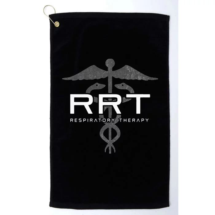 Respiratory Therapy RRT Front Back Respiratory Care Platinum Collection Golf Towel