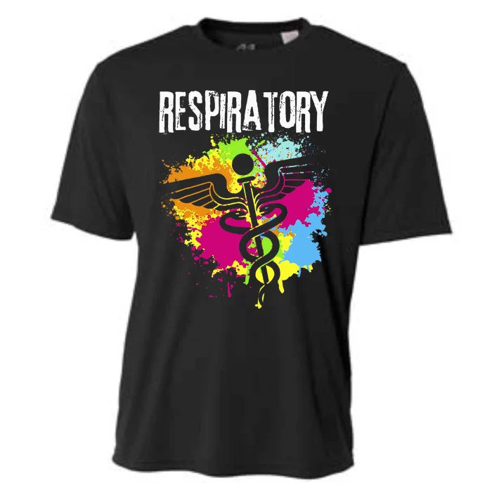 Respiratory Therapisgift Respiratory Therapy Design Cooling Performance Crew T-Shirt