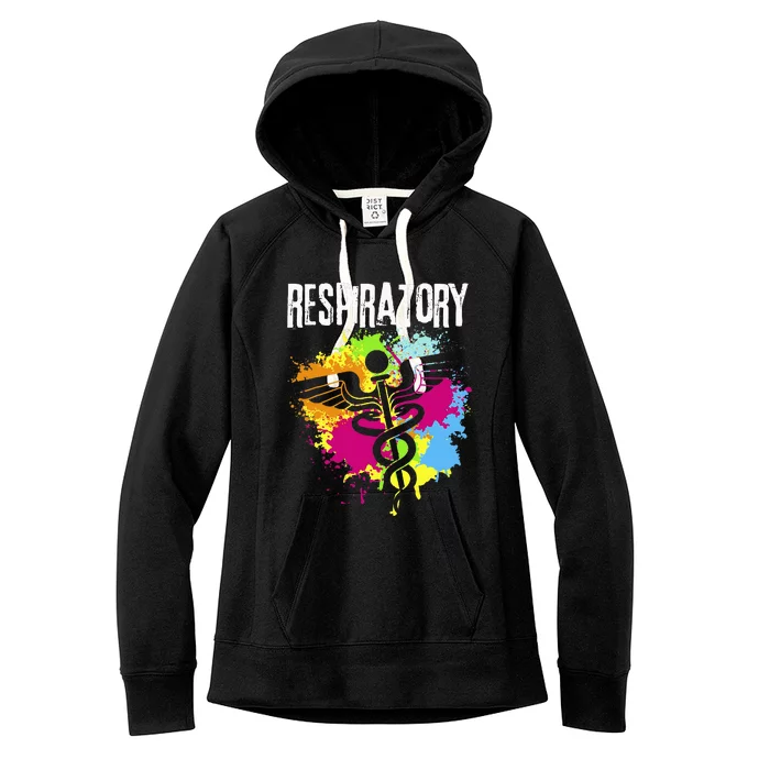 Respiratory Therapisgift Respiratory Therapy Design Women's Fleece Hoodie