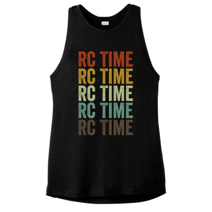 Rc Time Radio Control Cars Rc Cars Lovers Rc Car Racing Gift Ladies Tri-Blend Wicking Tank