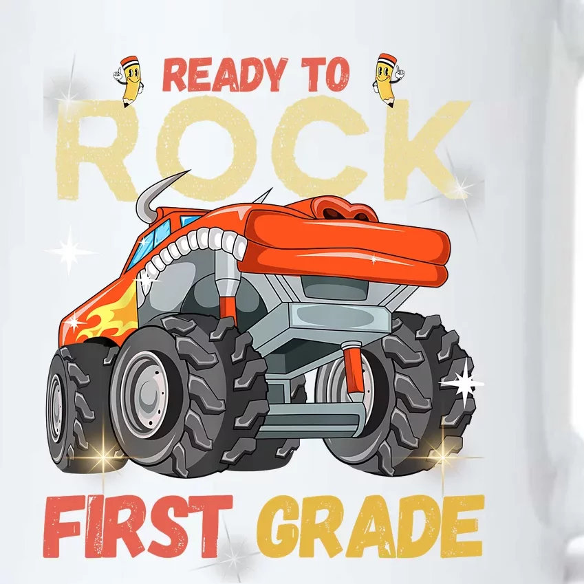 Ready To Rock First Grade First Day Of First Grade For Kids Black Color Changing Mug