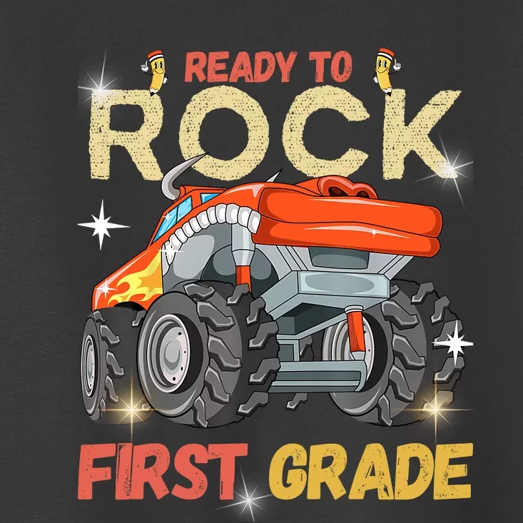 Ready To Rock First Grade First Day Of First Grade For Kids Toddler T-Shirt