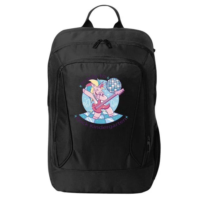 Ready To Rock Kindergarten Unicorn Back To School City Backpack