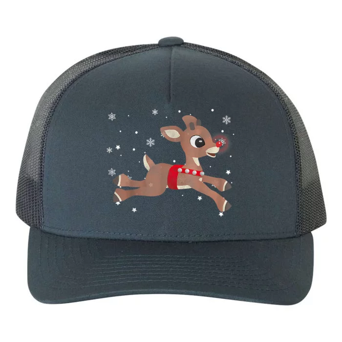 Rudolph The Red Nose Reindeer For And Christmas Fan Yupoong Adult 5-Panel Trucker Hat