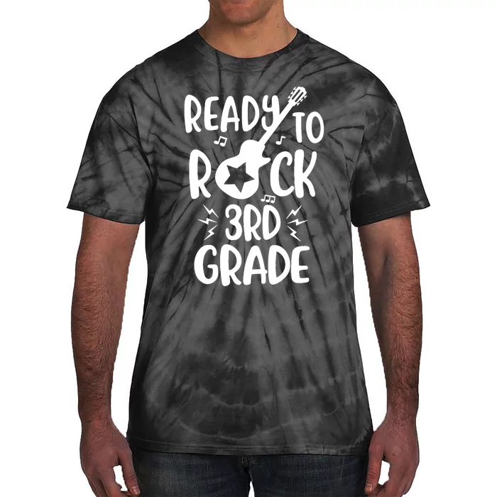 Ready to Rock Third Grade Student and Teacher Tie-Dye T-Shirt