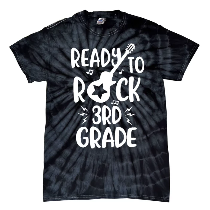 Ready to Rock Third Grade Student and Teacher Tie-Dye T-Shirt