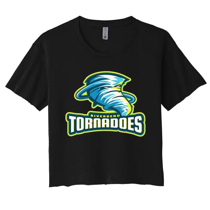 Riverbend Tornadoes Women's Crop Top Tee