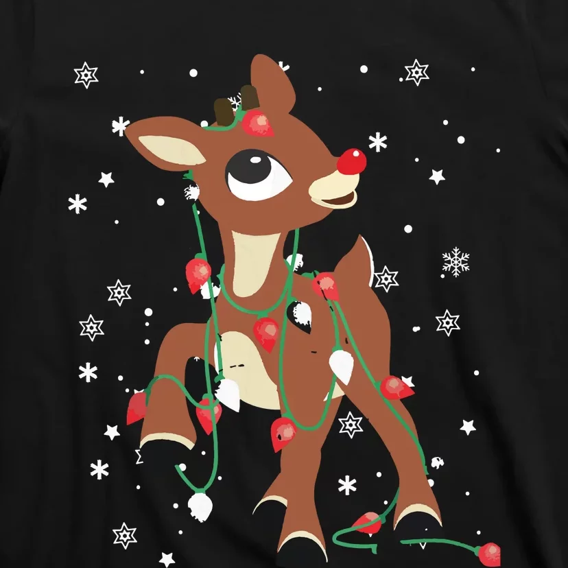 Rudolph The Red Nose Reindeer For Christmas Fan T-Shirt