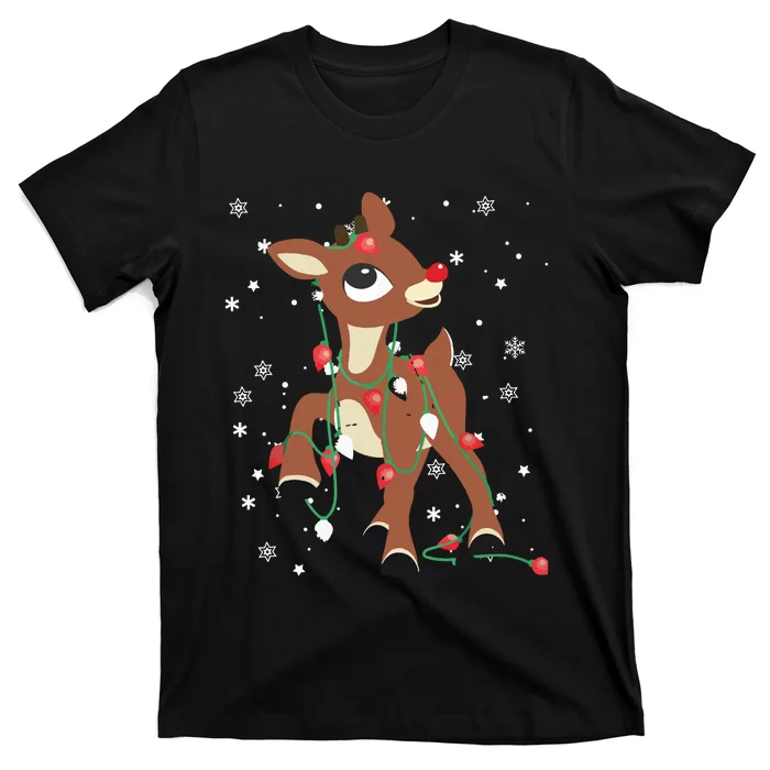 Rudolph The Red Nose Reindeer For Christmas Fan T-Shirt