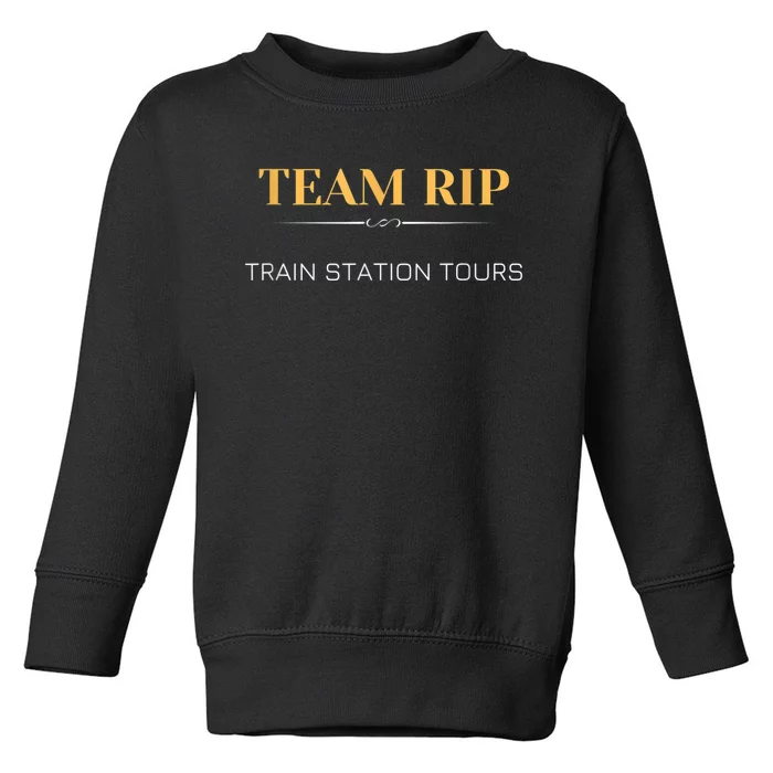 Rip, Team Rip, Train Station Toddler Sweatshirt