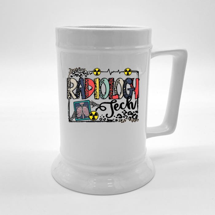 Radiologic Technologist Front & Back Beer Stein