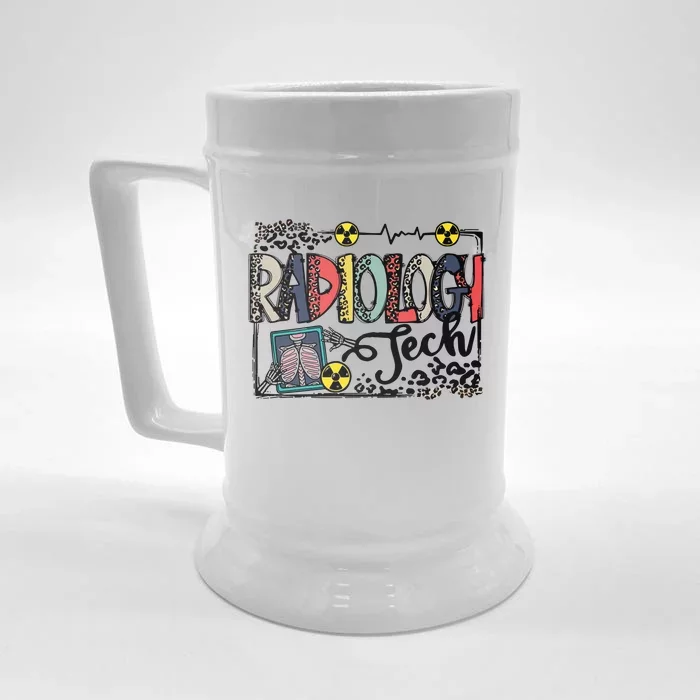 Radiologic Technologist Front & Back Beer Stein