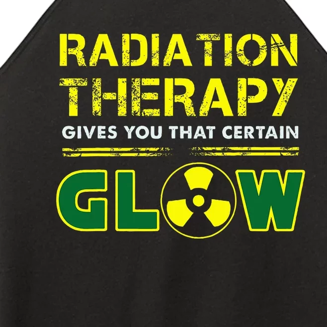 Radiation Therapy Radiation Therapist Funny Cancer Fighter Women’s Perfect Tri Rocker Tank