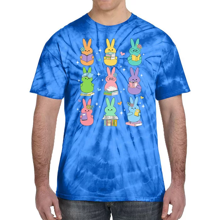 Reading Teacher Rabbit School Tie-Dye T-Shirt