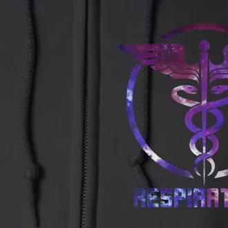 Respiratory Therapist Respiratory Therapy Design Full Zip Hoodie