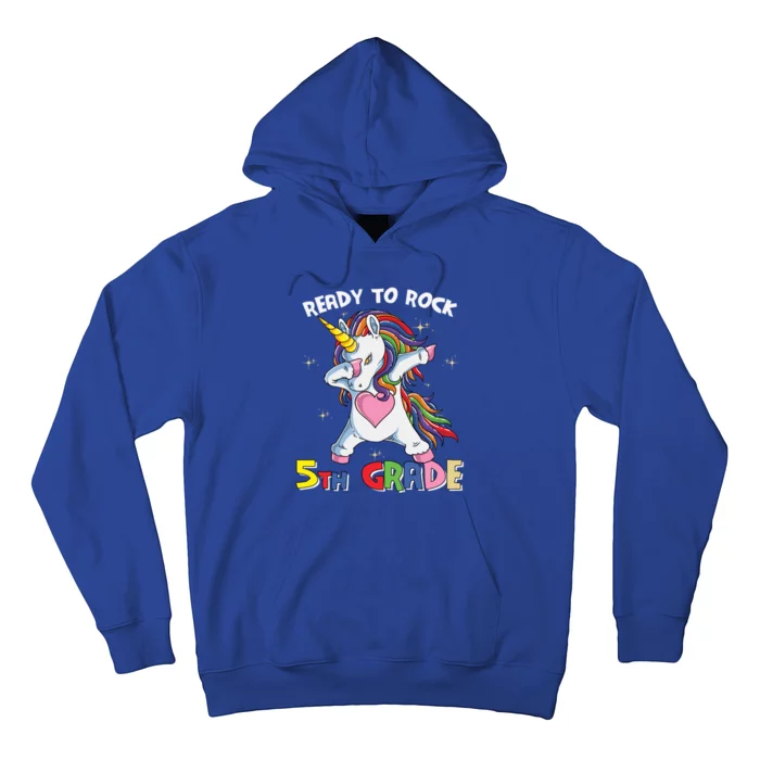 Ready To Rock Fifth Grade Back School Matching Unicorn Gift Hoodie