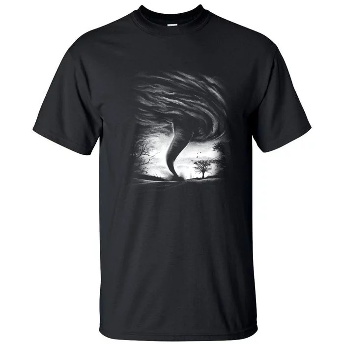 Realistic Tornado Tall T-Shirt