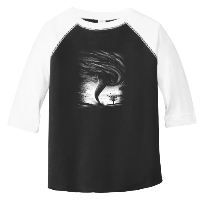 Realistic Tornado Toddler Fine Jersey T-Shirt