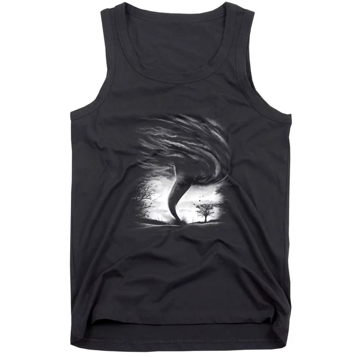 Realistic Tornado Tank Top