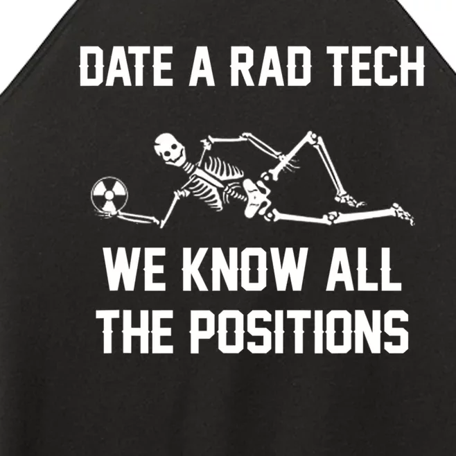 Radiology Technician Rad Tech X Ray Funny Date A Rad Tech Women’s Perfect Tri Rocker Tank