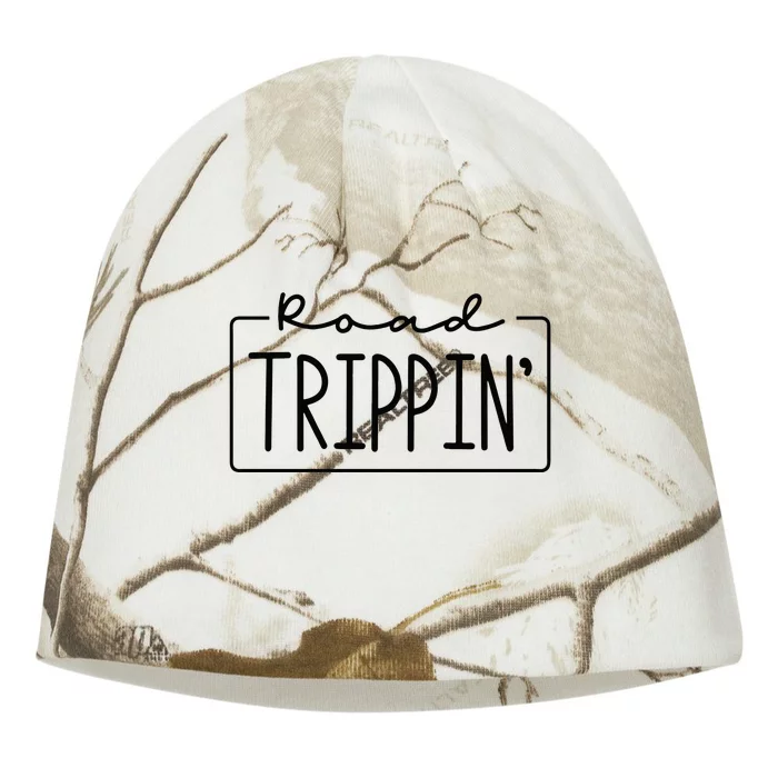 Road Trippin Road Trip Travel Road Tripping Trip Kati - Camo Knit Beanie