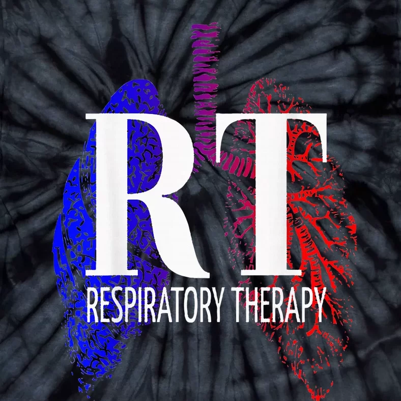 Respiratory Therapy Rrt Respiratory Care Tie-Dye T-Shirt