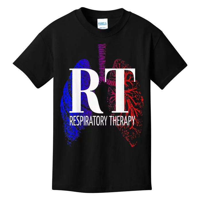 Respiratory Therapy Rrt Respiratory Care Kids T-Shirt