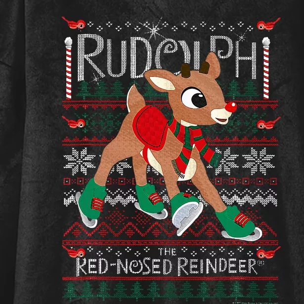 Rudolph the RedNosed Reindeer Christmas Special Hooded Wearable Blanket