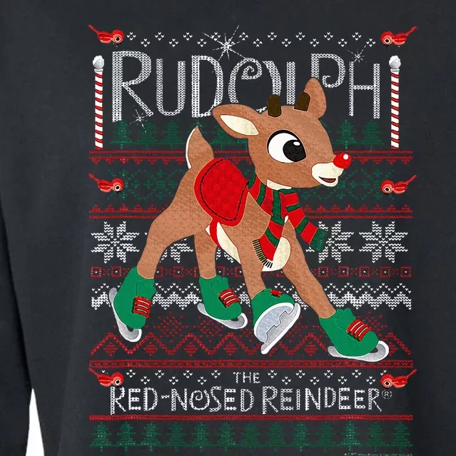 Rudolph the RedNosed Reindeer Christmas Special Cropped Pullover Crew