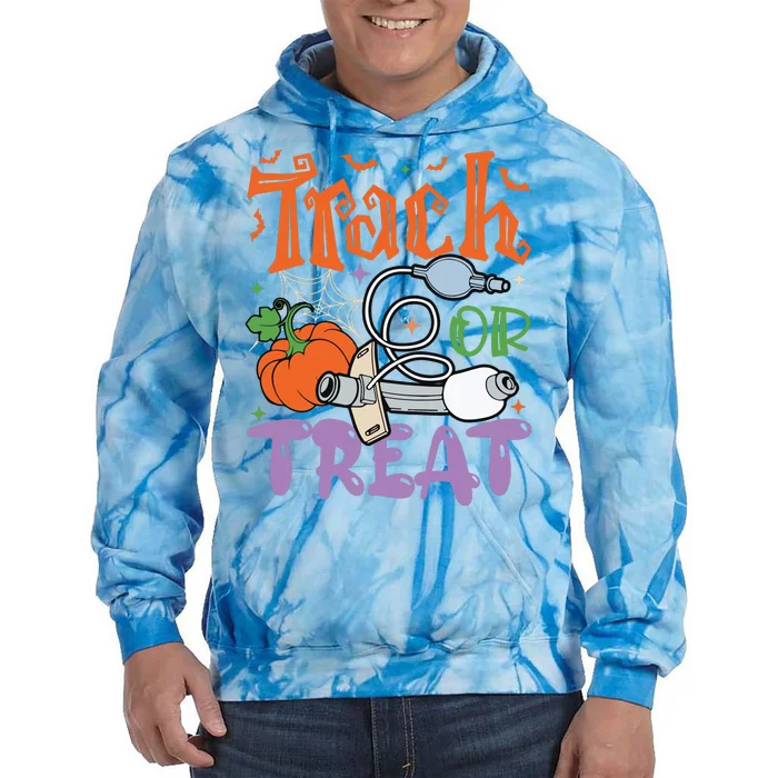 Respiratory Therapist Respiratory Therapist Halloween Gift Respiratory Tie Dye Hoodie