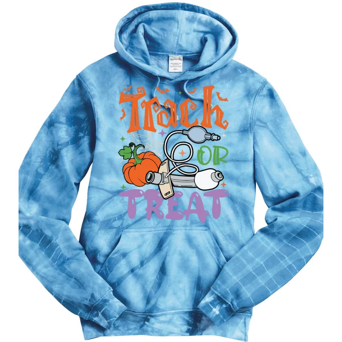 Respiratory Therapist Respiratory Therapist Halloween Gift Respiratory Tie Dye Hoodie