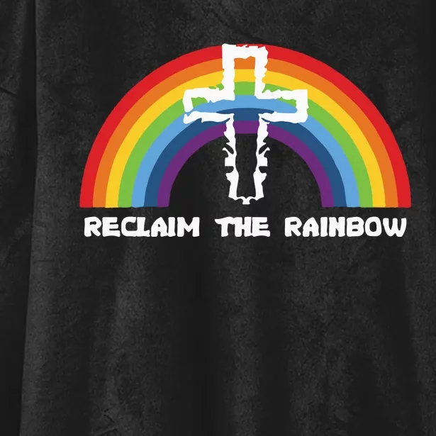 Reclaim The Rainbow Hooded Wearable Blanket