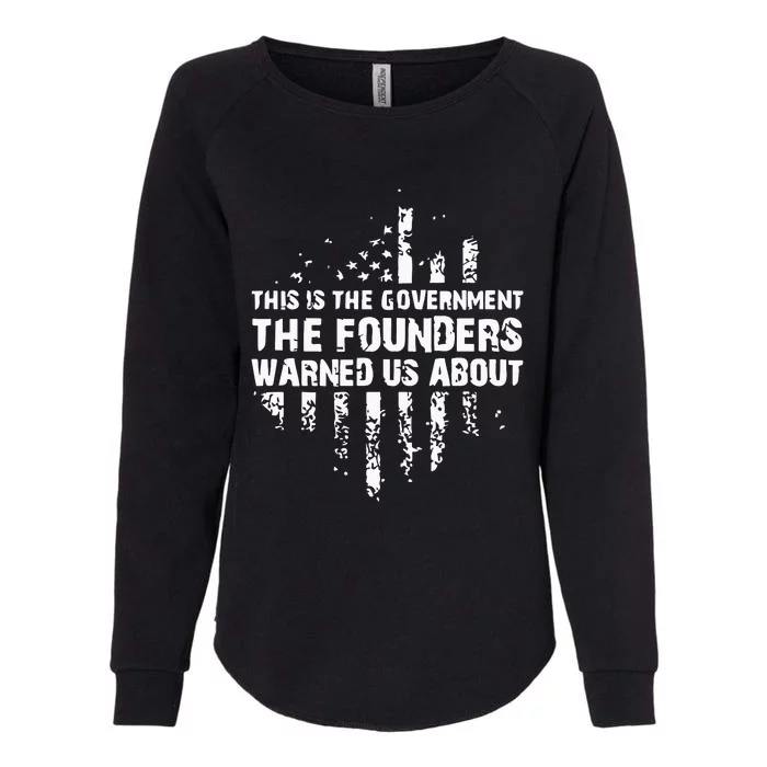 Resist Tyranny Womens California Wash Sweatshirt