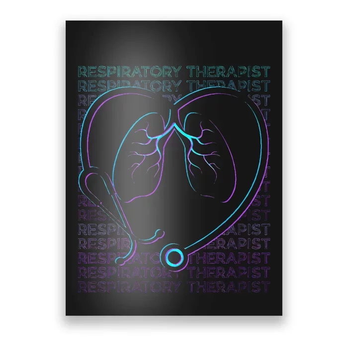 Respiratory Therapist Respiratory Therapy Retro Poster