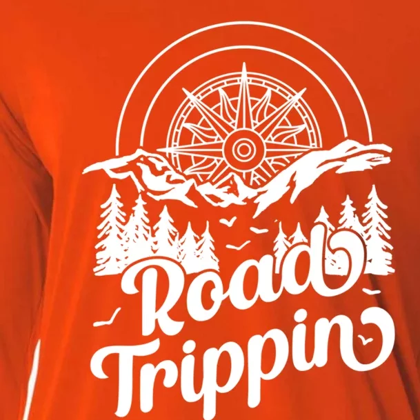 Road Trippin Road Trip Funny Gift Cooling Performance Long Sleeve Crew