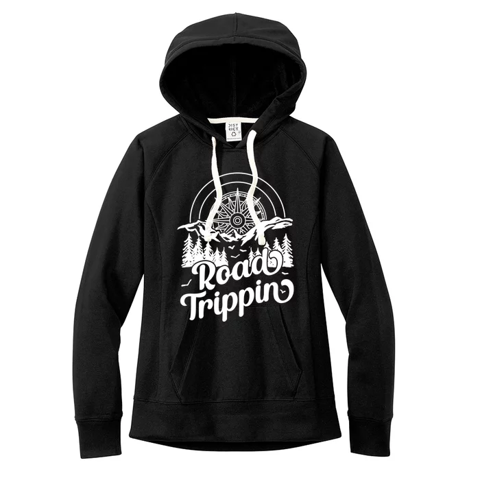 Road Trippin Road Trip Funny Gift Women's Fleece Hoodie