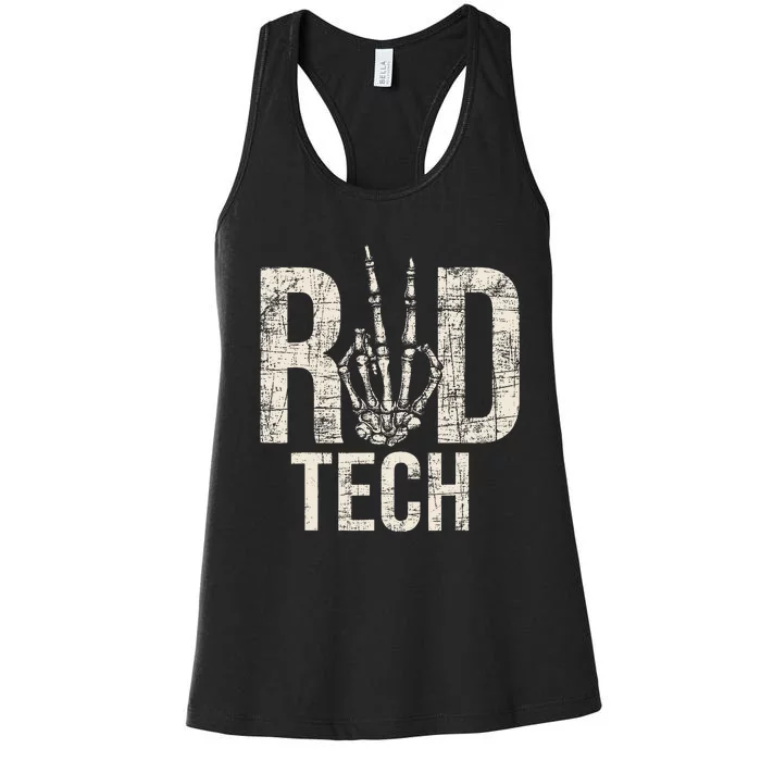 Rad Tech Radiographer Radiology Student Xray Technician Women's Racerback Tank