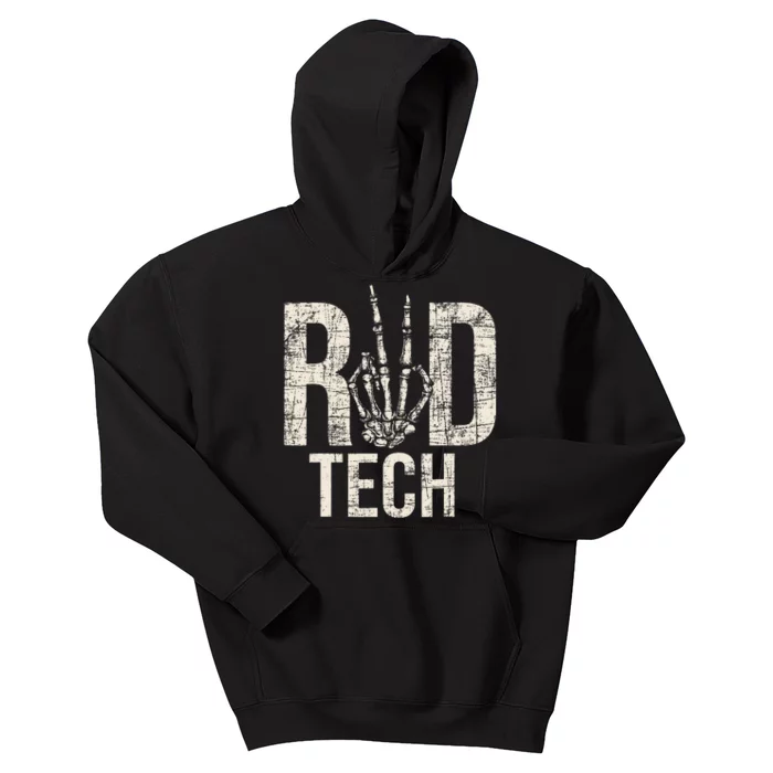 Rad Tech Radiographer Radiology Student Xray Technician Kids Hoodie