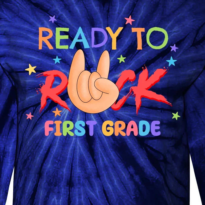 Ready To Rock First Grade Tie-Dye Long Sleeve Shirt