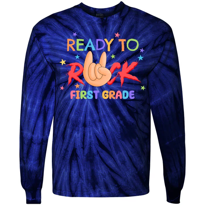 Ready To Rock First Grade Tie-Dye Long Sleeve Shirt