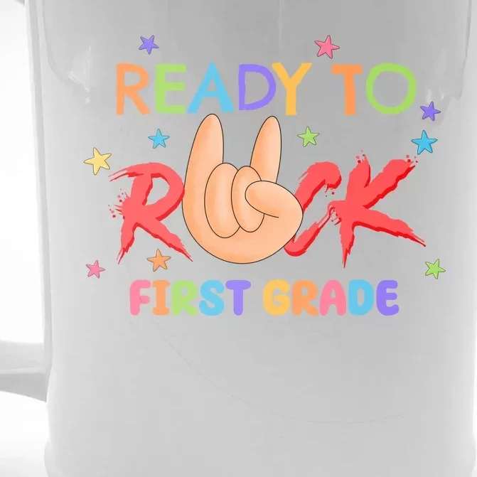 Ready To Rock First Grade Front & Back Beer Stein